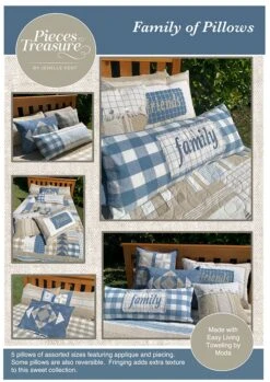 Family Of Pillows Sewing PatternPieces To Treasure #PTT-235
