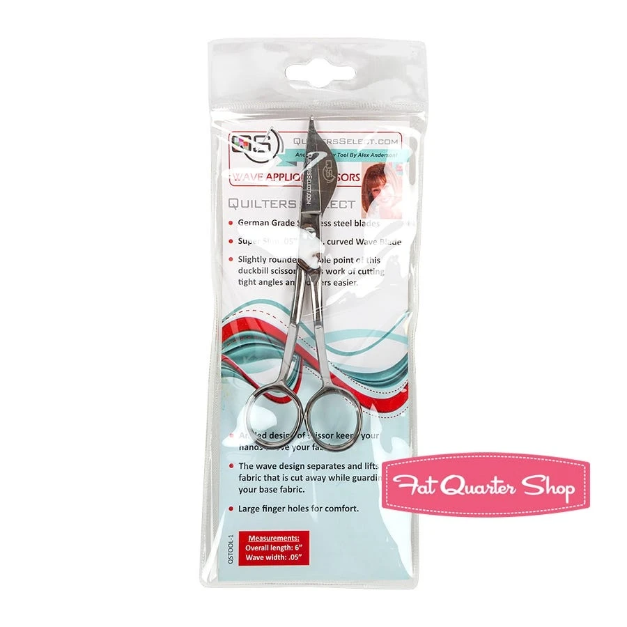 Quilter's Select Wave Applique Scissors Quilter's Select #QSTOOL1 6 Quilter's Select Wave Applique Scissors Quilter's Select #QSTOOL1 - Image 4