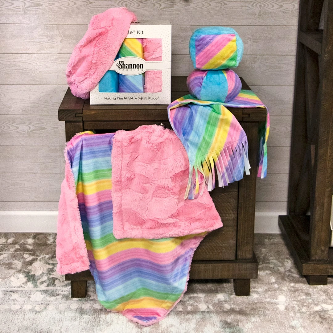 Rainbow Beginner Box Cuddle KitFeaturing Cuddle Fabric By Shannon Fabrics 6 Rainbow Beginner Box Cuddle KitFeaturing Cuddle Fabric By Shannon Fabrics - Image 4
