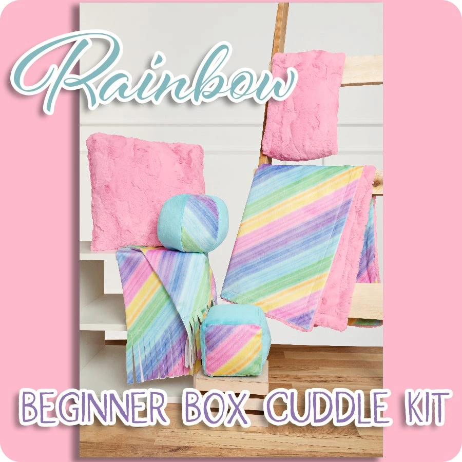 Rainbow Beginner Box Cuddle KitFeaturing Cuddle Fabric By Shannon Fabrics 3 Rainbow Beginner Box Cuddle KitFeaturing Cuddle Fabric By Shannon Fabrics