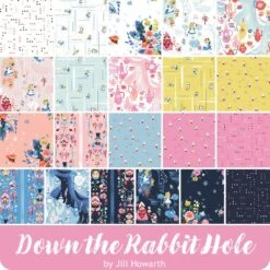 Down The Rabbit Hole 2.5" Rolie PolieJill Howarth For Riley Blake Designs 7 Down The Rabbit Hole 2.5" Rolie PolieJill Howarth For Riley Blake Designs -Quilt Muse Shop rb downtherabbithole precut cs 1