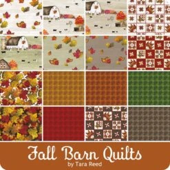 Fall Barn Quilts 5" StackerTara Reed For Riley Blake Designs -Quilt Muse Shop rb fallbarnquilts precut 900