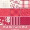 Red Heirloom Red One Yard BundleMy Mind's Eye For Riley Blake Designs -Quilt Muse Shop rb heirloom red red cs