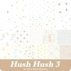 Hush Hush 3 Half Yard Bundle For Riley Blake Designs -Quilt Muse Shop rb hushhush3 ydg cs 1
