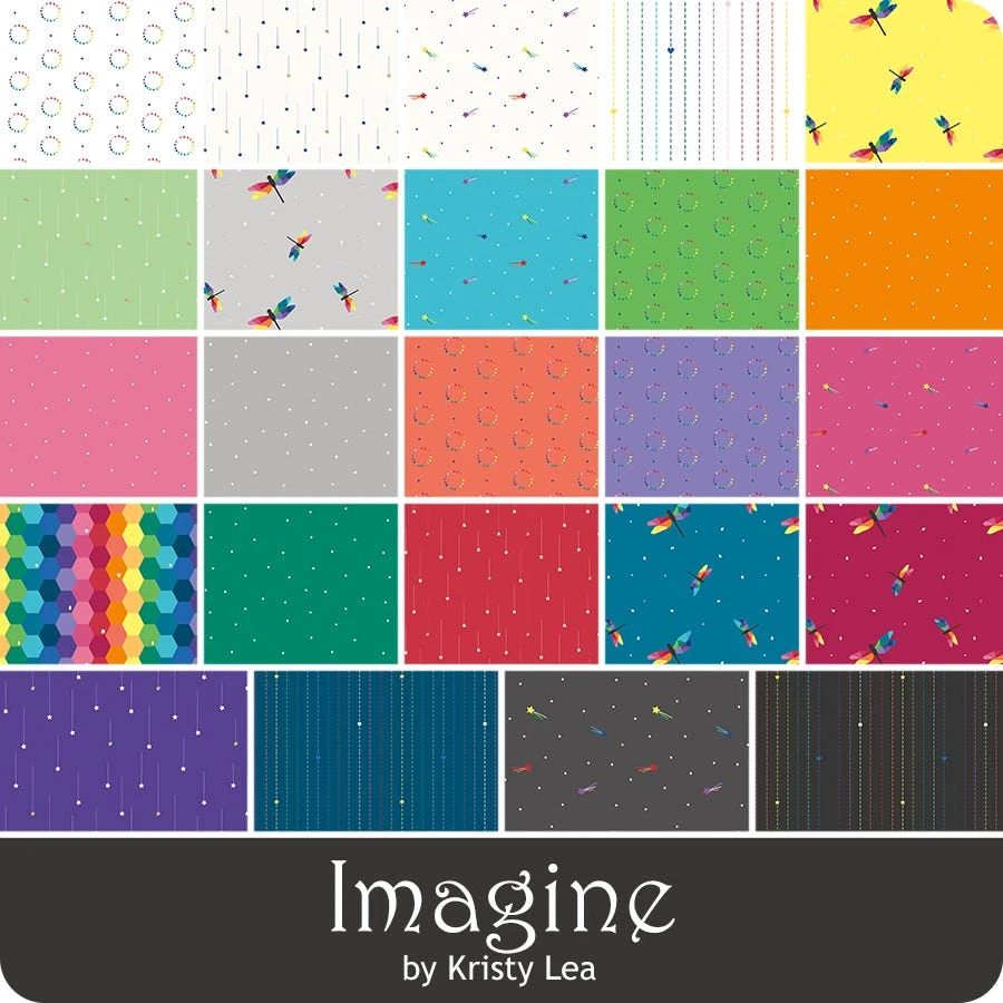 Imagine 2.5" Rolie PolieKristy Lea For Riley Blake Designs 5 Imagine 2.5" Rolie PolieKristy Lea For Riley Blake Designs - Image 3