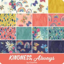 Kindness, Always 2.5" Rolie PolieEttaVee For Riley Blake Designs -Quilt Muse Shop rb kindnessalways precut cs 2 1