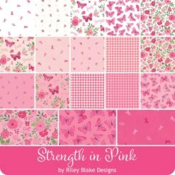 Strength In Pink Half Yard BundleThe RBD Designers For Riley Blake Designs 15 Strength In Pink Half Yard BundleThe RBD Designers For Riley Blake Designs -Quilt Muse Shop rb strengthinpink precut 900
