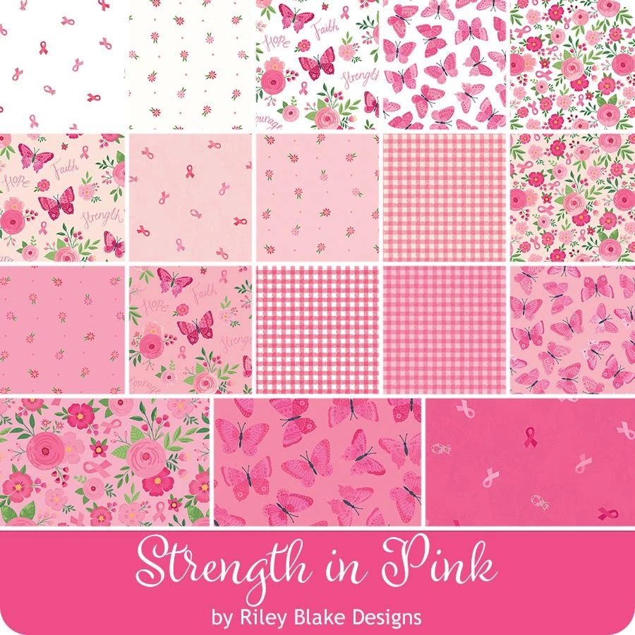 Strength In Pink 2.5" Rolie PolieThe RBD Designers For Riley Blake Designs 5 Strength In Pink 2.5" Rolie PolieThe RBD Designers For Riley Blake Designs - Image 3