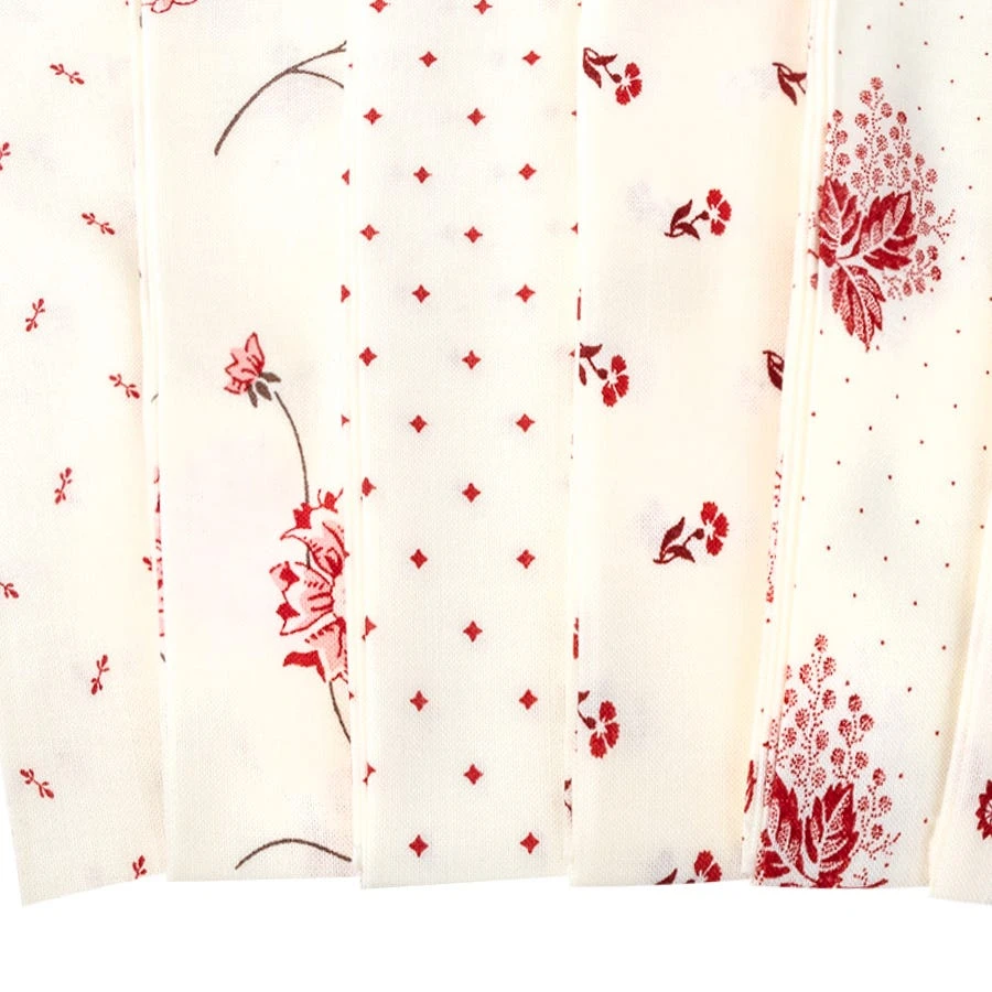 Red And White Gatherings Jolly BarPrimitive Gatherings For Moda Fabrics 5 Red And White Gatherings Jolly BarPrimitive Gatherings For Moda Fabrics - Image 3