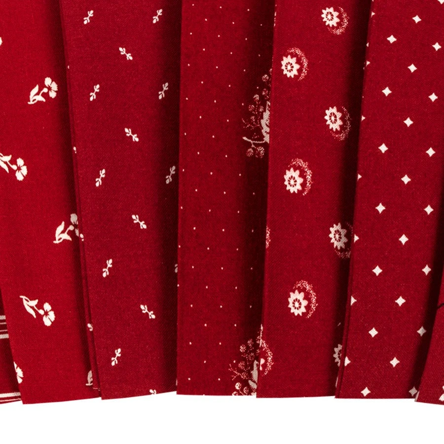 Red And White Gatherings Layer CakePrimitive Gatherings For Moda Fabrics 7 Red And White Gatherings Layer CakePrimitive Gatherings For Moda Fabrics - Image 5