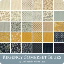 Regency Somerset Blues Layer CakeChristopher Wilson-Tate For Moda Fabrics -Quilt Muse Shop regencysomersetblues ydg 900 new 4
