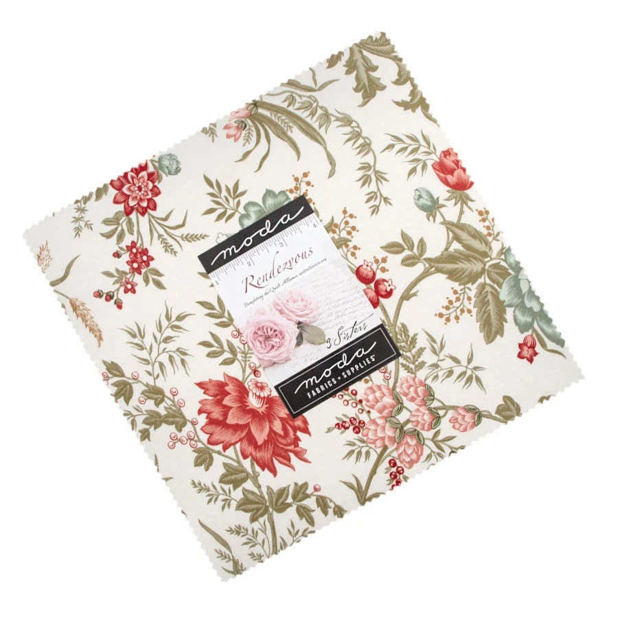 Rendezvous Layer Cake3 Sisters For Moda Fabrics 3 Rendezvous Layer Cake3 Sisters For Moda Fabrics