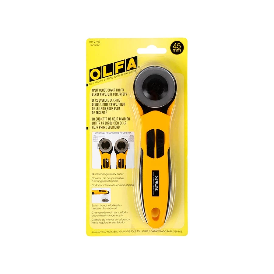 Olfa 45mm Quick Change Rotary CutterOlfa #RTY2NS 4 Olfa 45mm Quick Change Rotary CutterOlfa #RTY2NS - Image 2