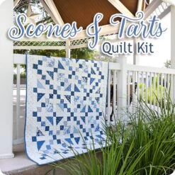 Scones & Tarts Quilt KitFeaturing Blueberry Delight By Bunny Hill Designs