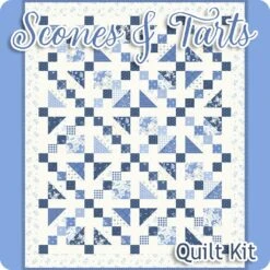 Scones & Tarts Quilt KitFeaturing Blueberry Delight By Bunny Hill Designs 18 Scones & Tarts Quilt KitFeaturing Blueberry Delight By Bunny Hill Designs -Quilt Muse Shop sconestarts top cs
