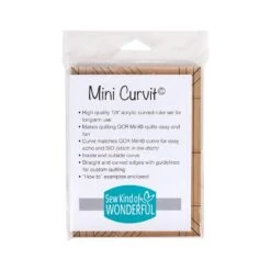 Mini Curvit RulerSew Kind Of Wonderful #SKW97 -Quilt Muse Shop sewminicurvit front 1