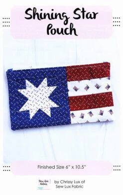 Shining Star Pouch Sewing PatternSew Lux Fabric #SLF-2261