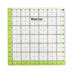 Lori Holt Cute Cuts 6.5" Square RulerBee In My Bonnet #STCC-5538