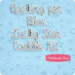 Blue Lucky Star Lullaby Cuddle KitFeaturing Cuddle Fabric By Shannon Fabrics 10 Blue Lucky Star Lullaby Cuddle KitFeaturing Cuddle Fabric By Shannon Fabrics -Quilt Muse Shop starcbabyblue bkg