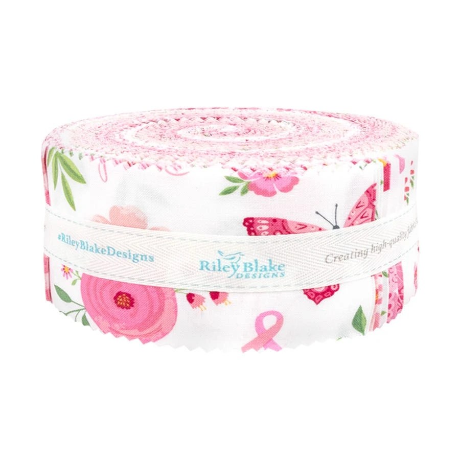 Strength In Pink 2.5" Rolie PolieThe RBD Designers For Riley Blake Designs 4 Strength In Pink 2.5" Rolie PolieThe RBD Designers For Riley Blake Designs - Image 2