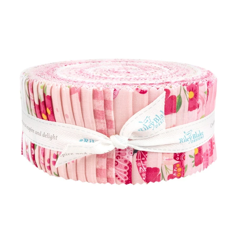 Strength In Pink 2.5" Rolie PolieThe RBD Designers For Riley Blake Designs 3 Strength In Pink 2.5" Rolie PolieThe RBD Designers For Riley Blake Designs