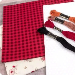 Sugarberry Christmas Block Of The Month Quilt KitFeaturing Sugarberry By Bunny Hill Designs -Quilt Muse Shop suagrberry christmas bom qk5