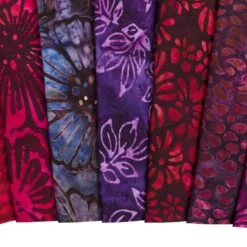 Sunrise Blossoms Artisan Batiks Fat Quarter BundleLunn Studios For Robert Kaufman Fabrics -Quilt Muse Shop sunrise blossoms artisan batiks cu3