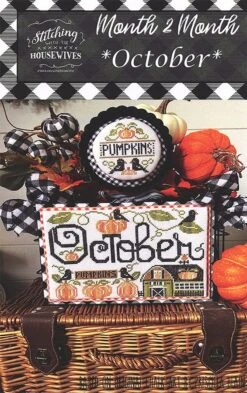 October Month 2 Month Cross Stitch PatternStitching With The Housewives