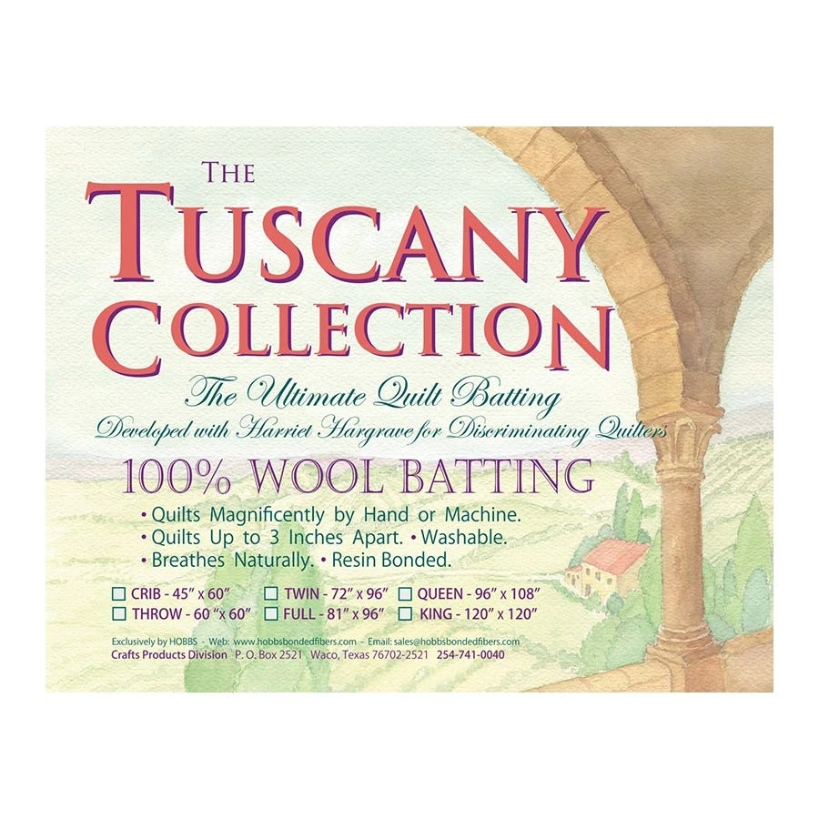 Tuscany Collection 100% Wool King Quilt BattingHobbs #TW120 6 Tuscany Collection 100% Wool King Quilt BattingHobbs #TW120 - Image 4