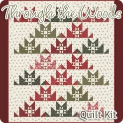 Through The Woods Quilt KitFeaturing Joyful Gatherings By Primitive Gatherings -Quilt Muse Shop throughthewoods top cs