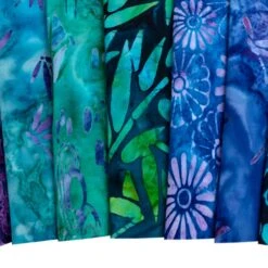 Tranquil Gardens Artisan Batiks Fat Quarter BundleLunn Studios For Robert Kaufman Fabrics -Quilt Muse Shop tranquil gardens artisan batiks cu4 2