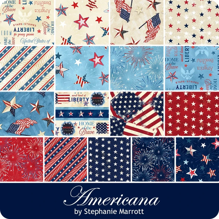 Americana 10 Karat CrystalsStephanie Marrott For Wilmington Prints 8 Americana 10 Karat CrystalsStephanie Marrott For Wilmington Prints - Image 6