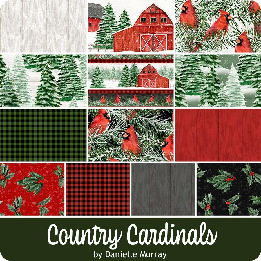 Country Cardinals 10 Karat CrystalsDanielle Murray For Wilmington Prints 7 Country Cardinals 10 Karat CrystalsDanielle Murray For Wilmington Prints - Image 5