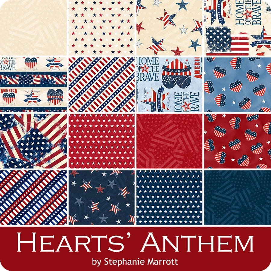 Hearts' Anthem 10 Karat CrystalStephanie Marrott For Wilmington Prints 3 Hearts' Anthem 10 Karat CrystalStephanie Marrott For Wilmington Prints