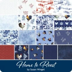 Home To Roost 5 Karat CrystalsSusan Winget For Wilmington Prints -Quilt Muse Shop wilm home to roost ydg 900 new 4