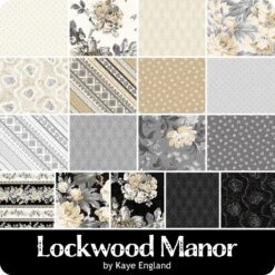 Lockwood Manor 5 Karat CrystalsKaye England For Wilmington Prints -Quilt Muse Shop wilm lockwoodmanor ydg cs 2