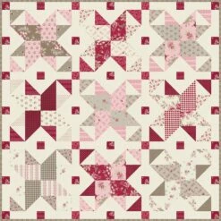 Sugarberry Jolly BarBunny Hill Designs For Moda Fabrics -Quilt Muse Shop withlove 56.5x56.5 1