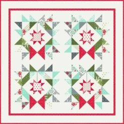 Merry Little Christmas Jolly BarBonnie & Camille For Moda Fabrics -Quilt Muse Shop yuletide top 1